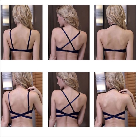 NWT push up rare pink plunge bra pale pink flexi low back convertible ❌offers - Picture 10 of 16